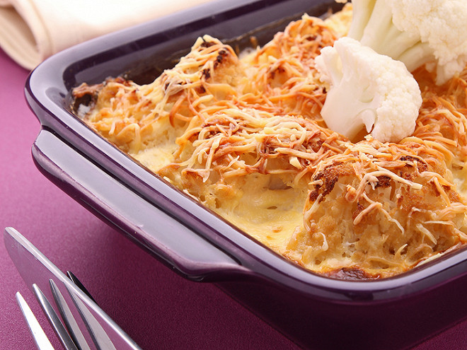 Savourez un délicieux gratin : courge, chou-fleur rôti et pommes de terre au four, le tout à seulement 20€ sur Cdiscount !